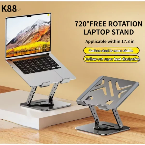 360 Rotating Foldable Laptop Stand