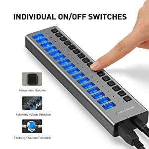 ACASIS 16 Port USB 3.0 Hub