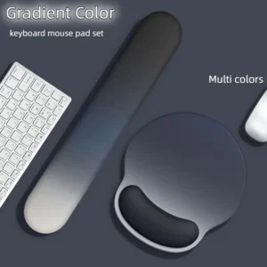 Keyboard Wrist Rest Mouse Pad Set
