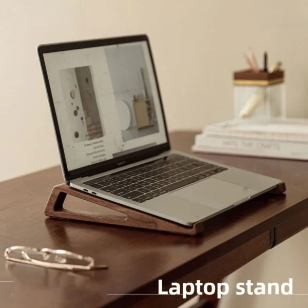 Solid Wood Portable Laptop Stand