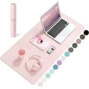 Large PU Leather Desk Mouse Pad
