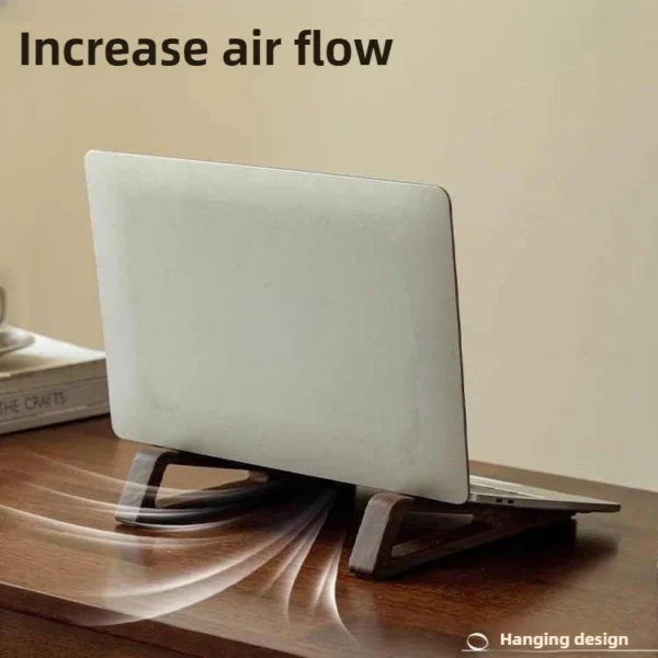 Solid Wood Portable Laptop Stand